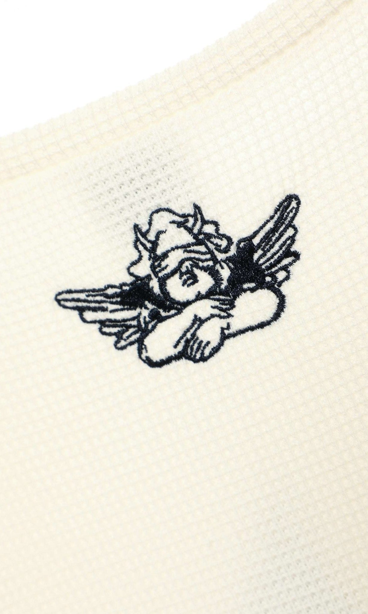 Boys Lie Heavenly Room Service PJ BF Thermal Long Sleeve Tee by Boys Lie – Hooded Sweatshirt – White | Spoiled Brat UK