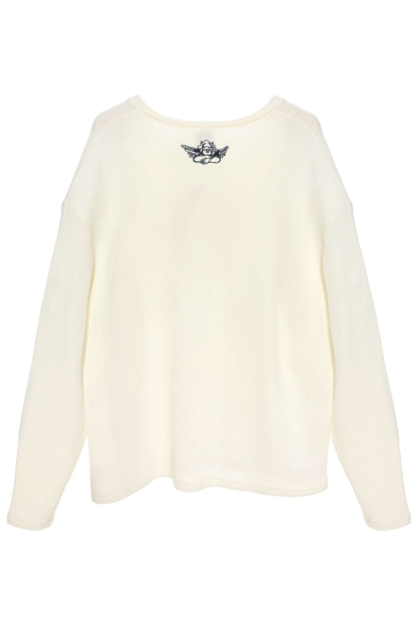 Shop Boys Lie Boys Lie Heavenly Room Service PJ BF Thermal Long Sleeve Tee as seen on Megan Fox Hooded Sweatshirt for women – premium loungewear and festival fashion at Spoiled Brat