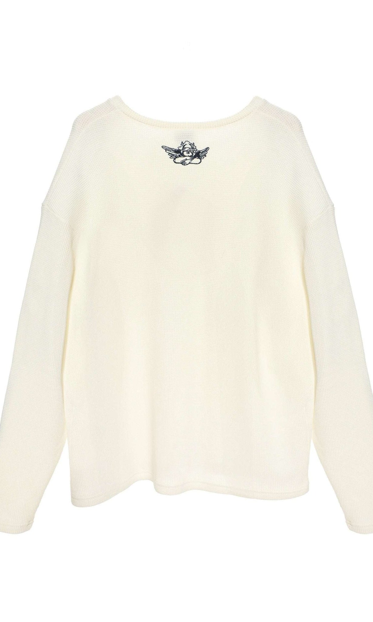 Boys Lie Heavenly Room Service PJ BF Thermal Long Sleeve Tee by Boys Lie – Hooded Sweatshirt – White | Spoiled Brat UK