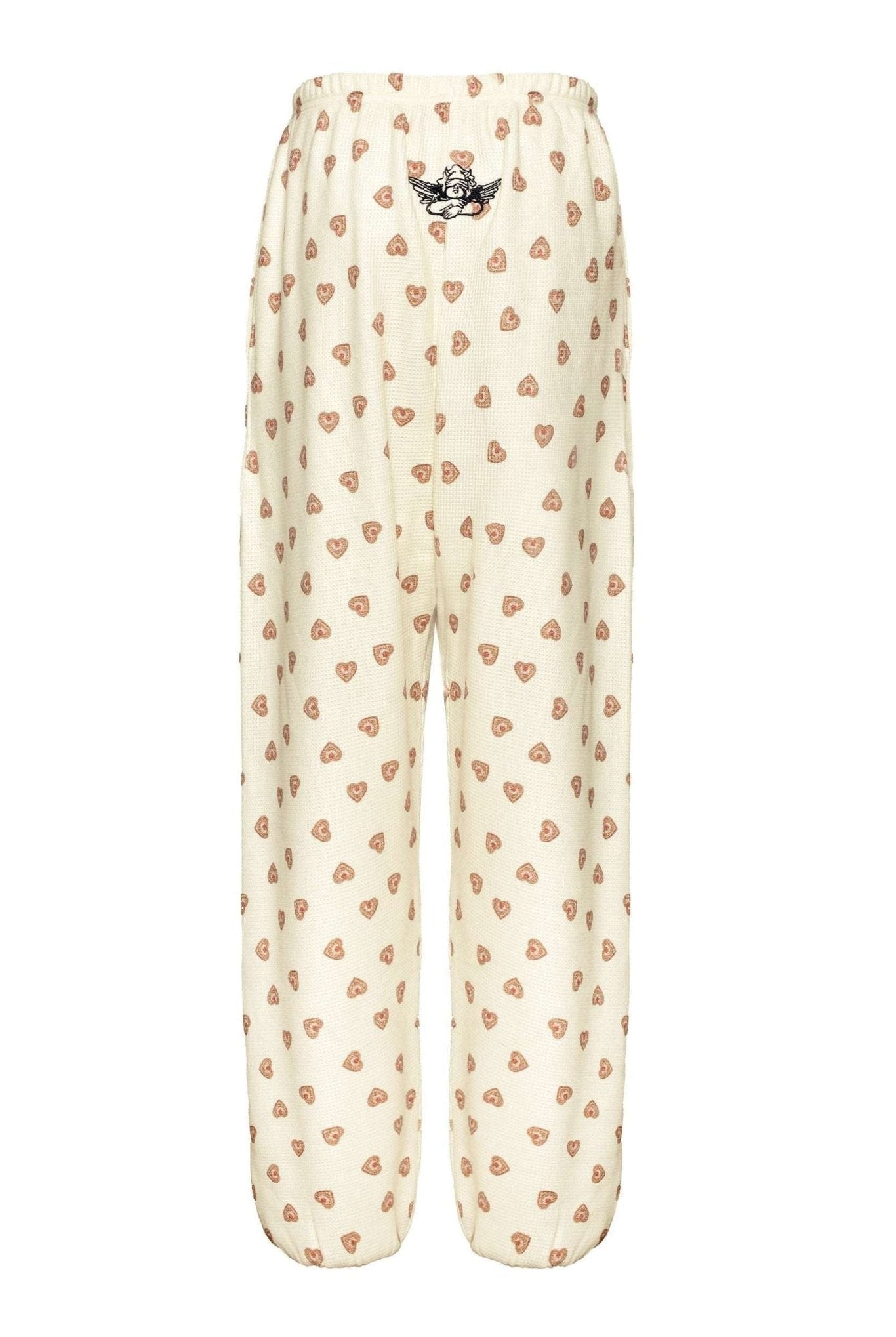 Shop Boys Lie Boys Lie Heavenly Room Service PJ Printed Kimmy Pants as seen on Megan Fox Jogger Bottoms for women – premium loungewear and festival fashion at Spoiled Brat
