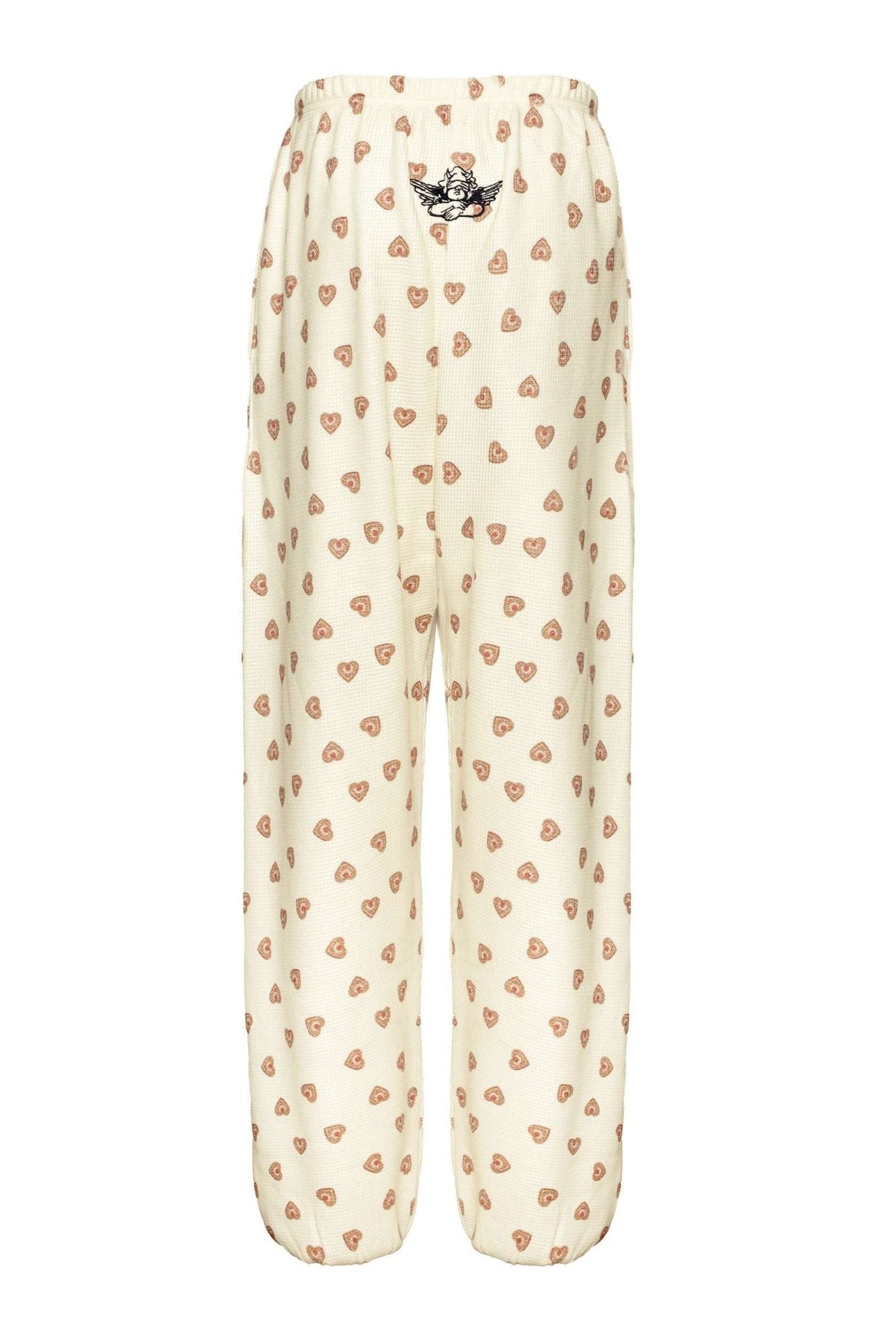 Shop Boys Lie Boys Lie Heavenly Room Service PJ Printed Kimmy Pants as seen on Megan Fox Jogger Bottoms for women – premium loungewear and festival fashion at Spoiled Brat