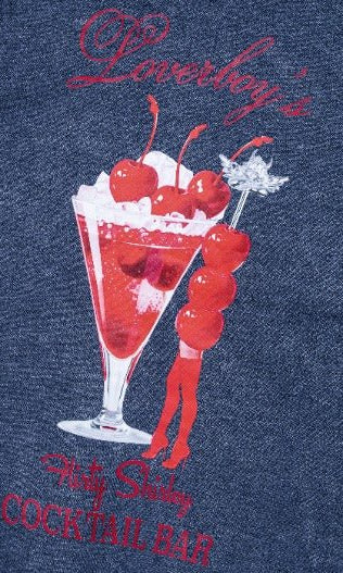 Boys Lie Loverboy Flirty Shirley Racer Hoodie by Boys Lie – Sweater – Blue | Spoiled Brat UK