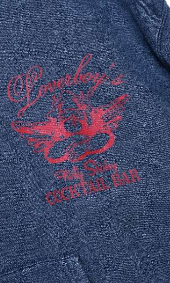 Boys Lie Loverboy Flirty Shirley Racer Hoodie by Boys Lie – Sweater – Blue | Spoiled Brat UK