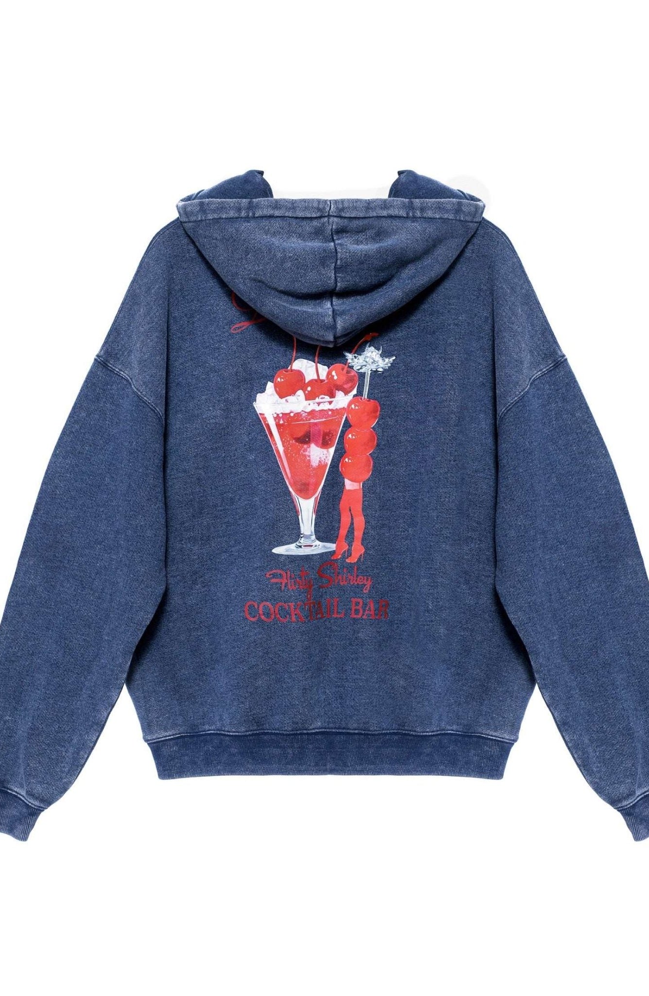 Boys Lie Loverboy Flirty Shirley Racer Hoodie by Boys Lie – Sweater – Blue | Spoiled Brat UK