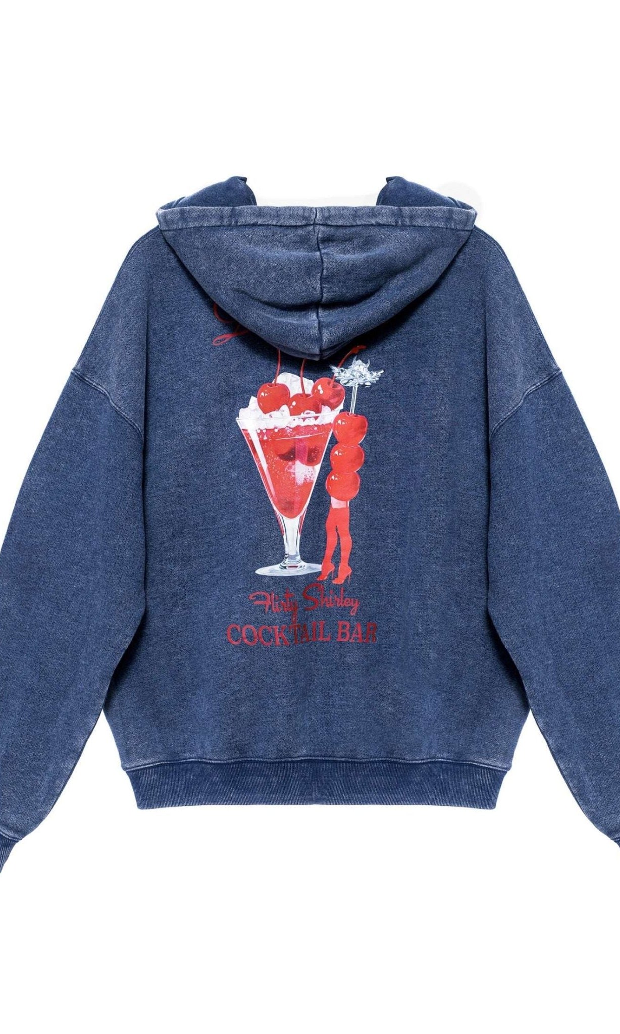 Boys Lie Loverboy Flirty Shirley Racer Hoodie by Boys Lie – Sweater – Blue | Spoiled Brat UK
