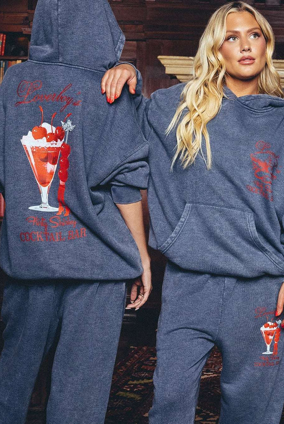 Shop Boys Lie Boys Lie Loverboy Flirty Shirley Racer Hoodie Sweater for women – premium loungewear and festival fashion at Spoiled Brat