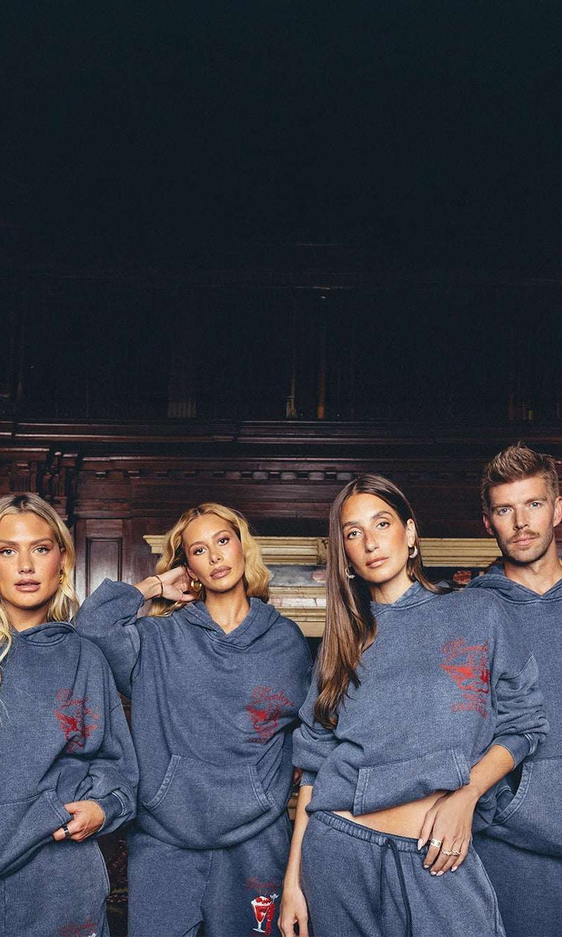 Boys Lie Loverboy Flirty Shirley Racer Hoodie by Boys Lie – Sweater – Blue | Spoiled Brat UK