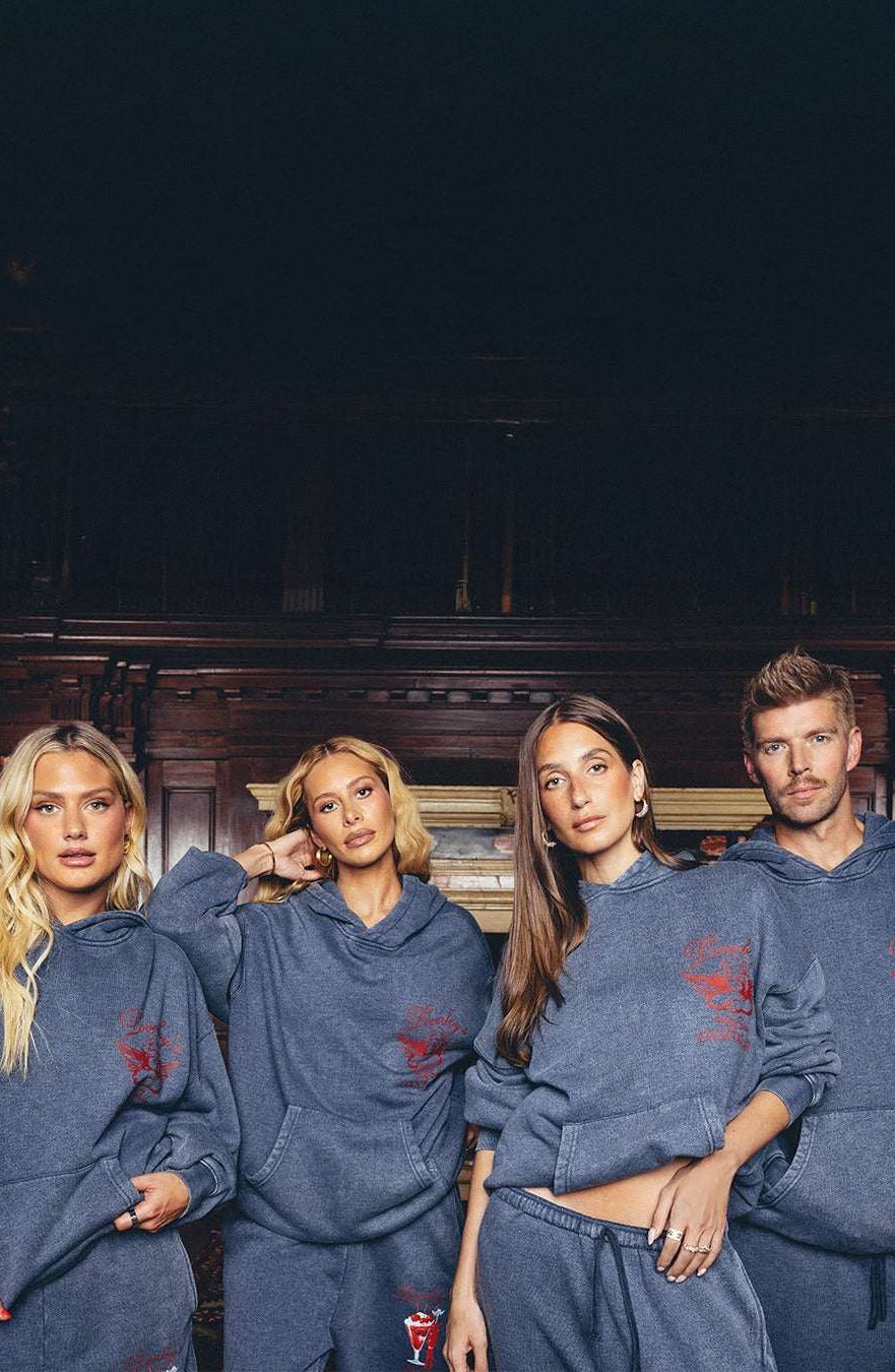 Boys Lie Loverboy Flirty Shirley Racer Hoodie by Boys Lie – Sweater – Blue | Spoiled Brat UK