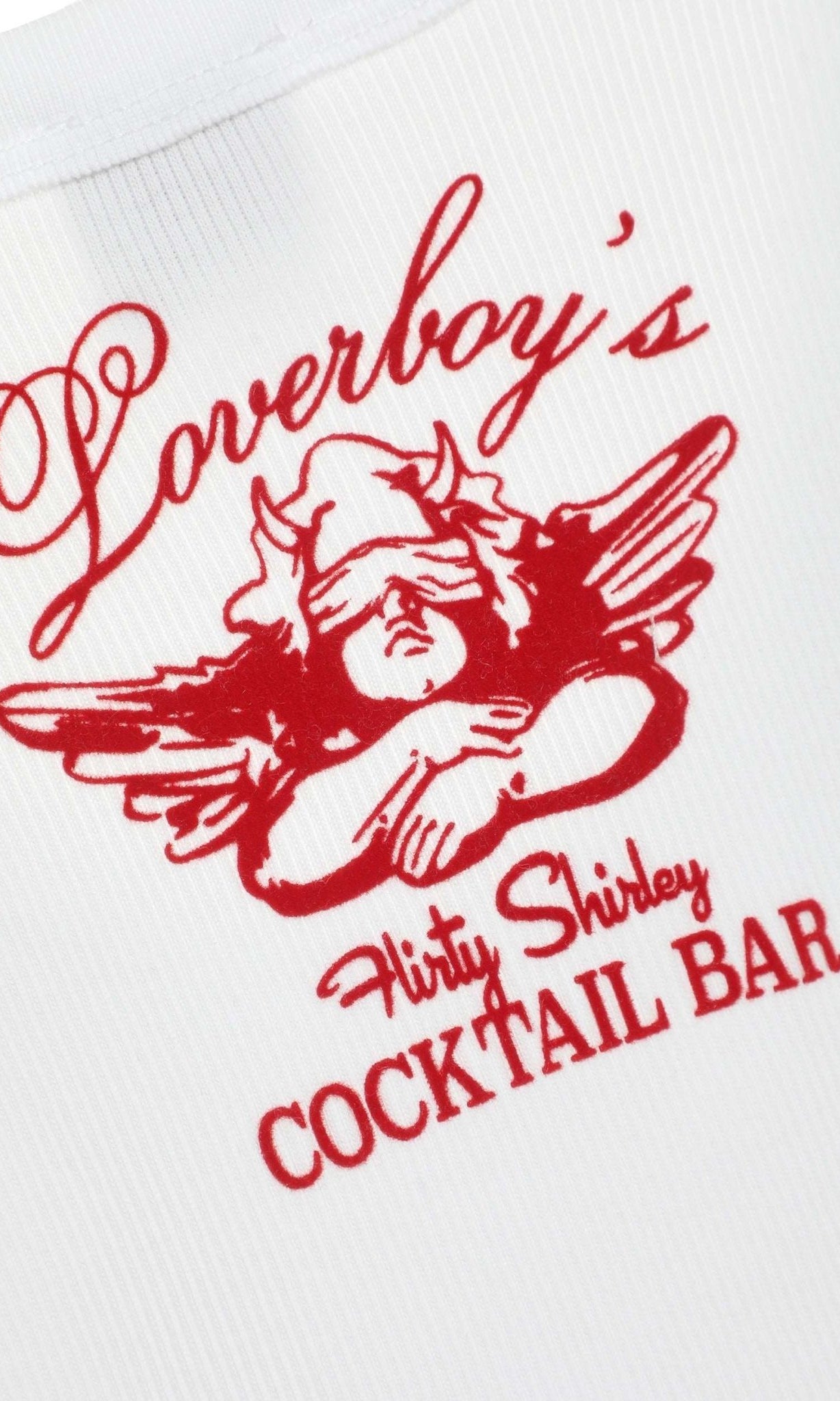 Boys Lie Loverboy Shirley Randy Tank Top by Boys Lie – Tank Top – White | Spoiled Brat UK