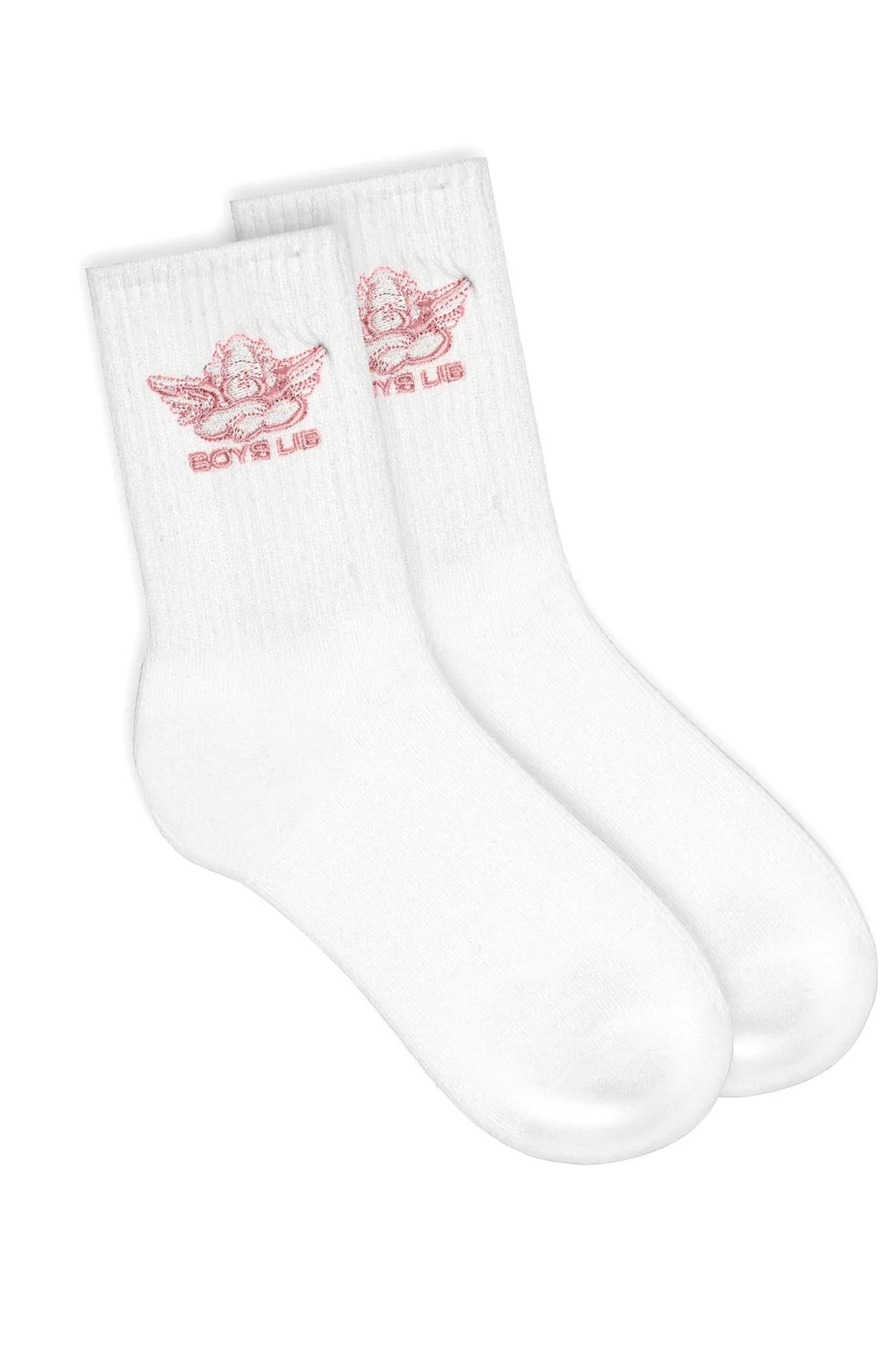 Boys Lie Pink Logo Socks by Boys Lie – Socks – | Spoiled Brat UK