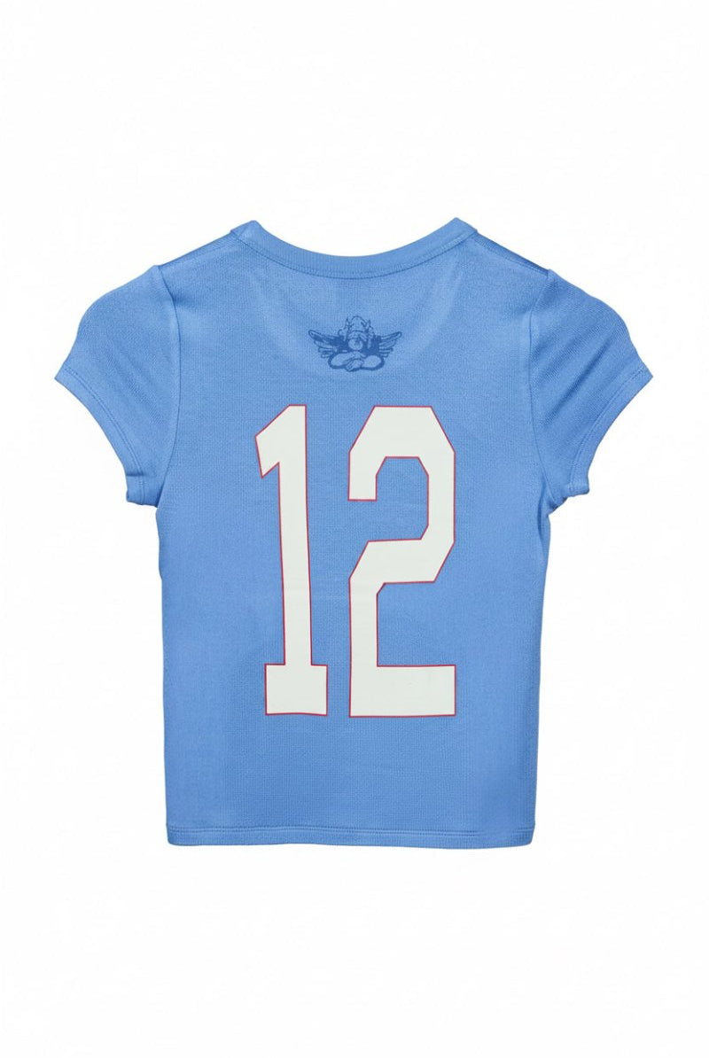 Shop Boys Lie Boys Lie Sporting Blues Baby Tee T-Shirt for women – premium loungewear and festival fashion at Spoiled Brat