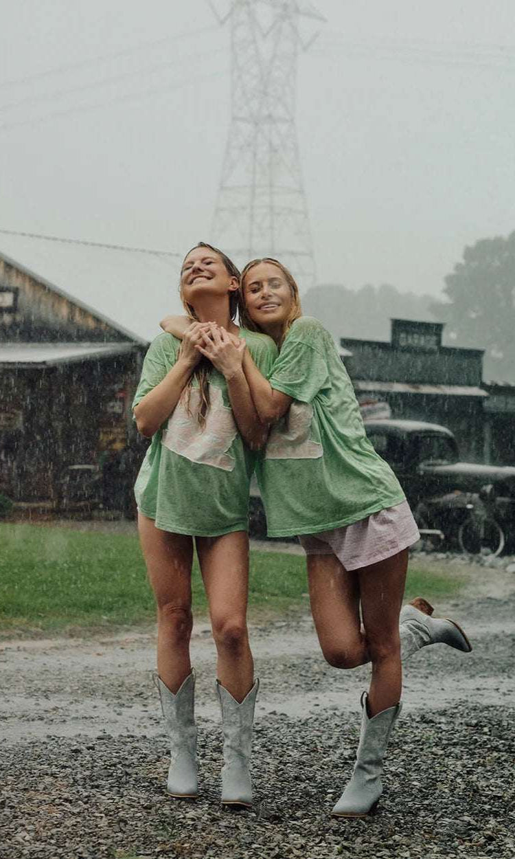 Shop Boys Lie Boys Lie Stitch Me Up Boyfriend Tee Boyfriend T-Shirt for women – premium loungewear and festival fashion at Spoiled Brat