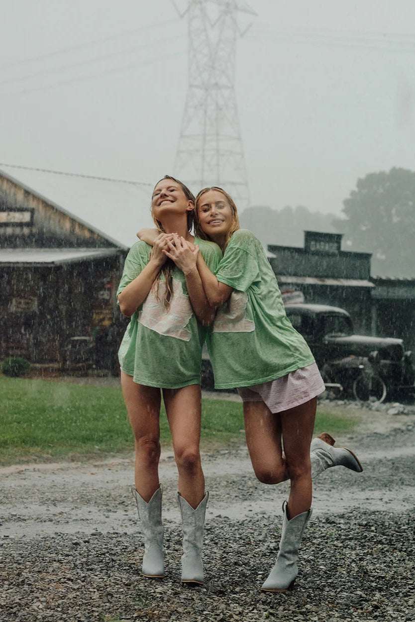 Shop Boys Lie Boys Lie Stitch Me Up Boyfriend Tee Boyfriend T-Shirt for women – premium loungewear and festival fashion at Spoiled Brat