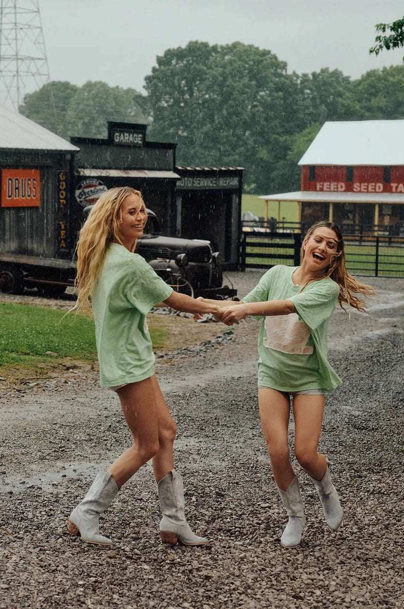 Shop Boys Lie Boys Lie Stitch Me Up Boyfriend Tee Boyfriend T-Shirt for women – premium loungewear and festival fashion at Spoiled Brat