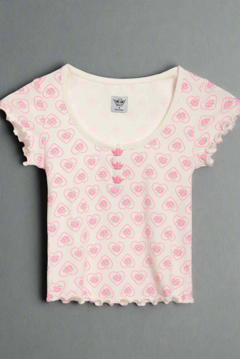 Shop Boys Lie Boys Lie Sweet Sadie Pajama Top Pyjamas for women – premium loungewear and festival fashion at Spoiled Brat