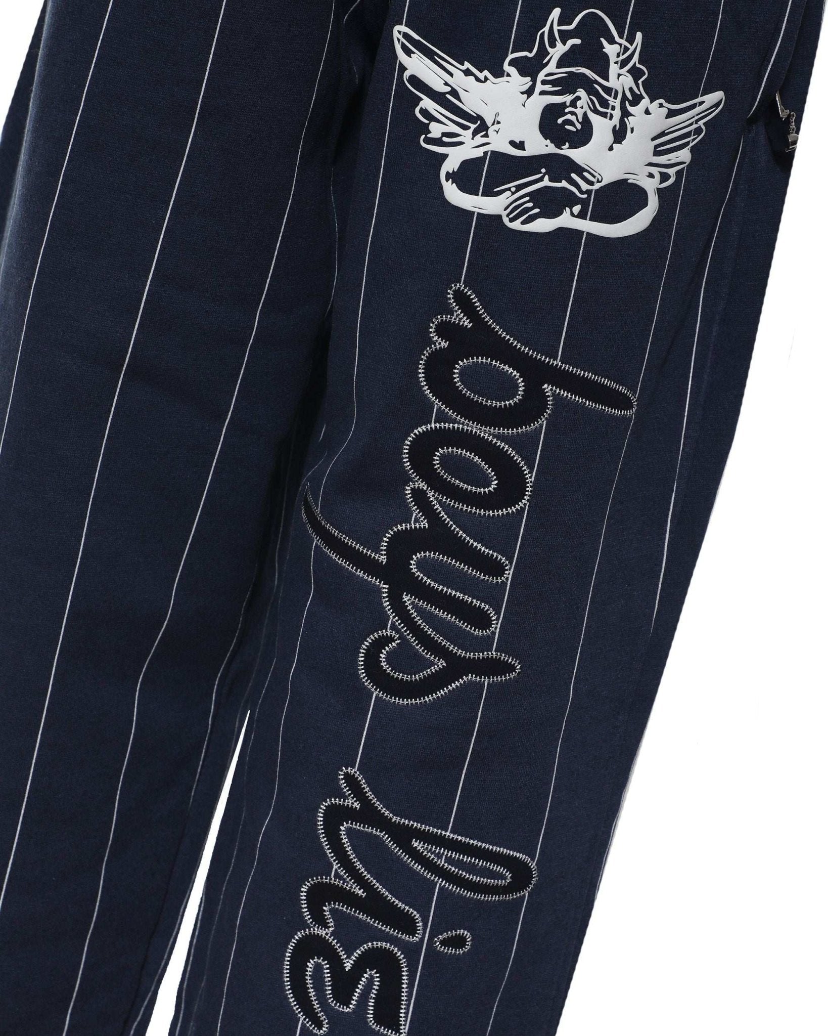 Boys Lie The Big Leaguer Alex Pants by Boys Lie – Jogger Bottoms – Navy | Spoiled Brat UK