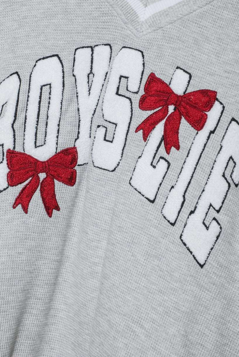 Shop Boys Lie Boys Lie Wrap Me In a Bow Harley Sweater Sweater for women – premium loungewear and festival fashion at Spoiled Brat