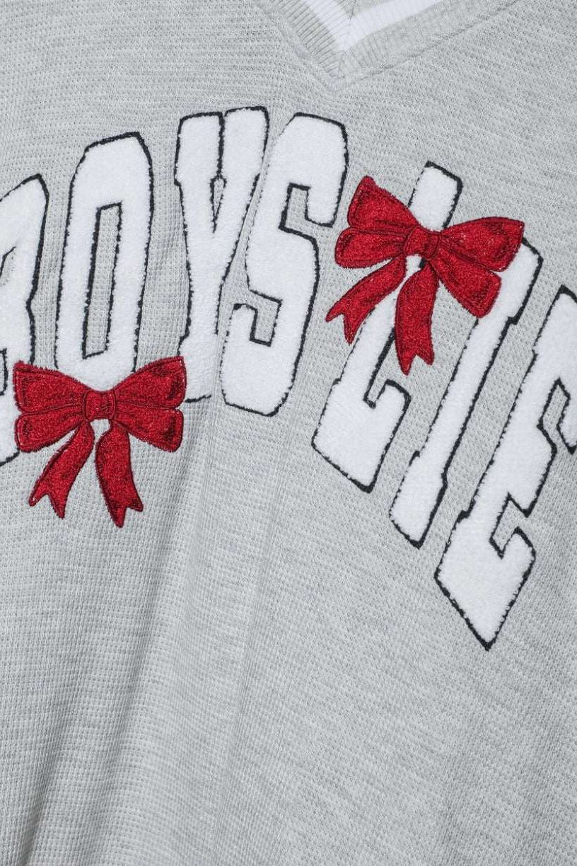 Shop Boys Lie Boys Lie Wrap Me In a Bow Harley Sweater Sweater for women – premium loungewear and festival fashion at Spoiled Brat