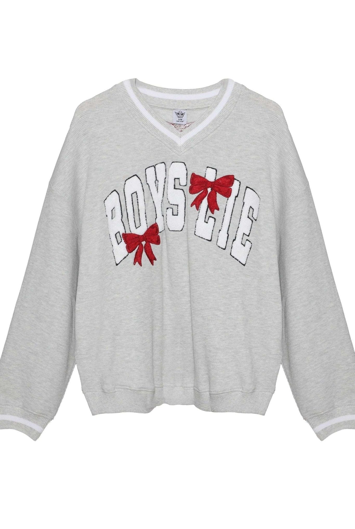 Shop Boys Lie Boys Lie Wrap Me In a Bow Harley Sweater Sweater for women – premium loungewear and festival fashion at Spoiled Brat