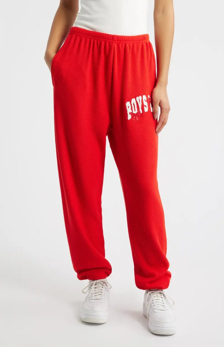 Shop Boys Lie Boys Lie Wrap Me In a Bow Kimmy Jogger Pants Jogger Bottoms for women – premium loungewear and festival fashion at Spoiled Brat