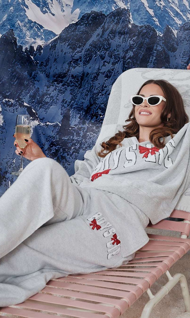 Boys Lie Wrap Me In a Bow MM Jogger Pants by Boys Lie – Jogger Bottoms – Grey | Spoiled Brat UK