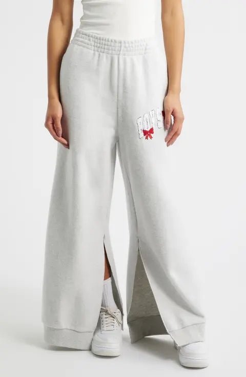 Boys Lie Wrap Me In a Bow MM Jogger Pants by Boys Lie – Jogger Bottoms – Grey | Spoiled Brat UK