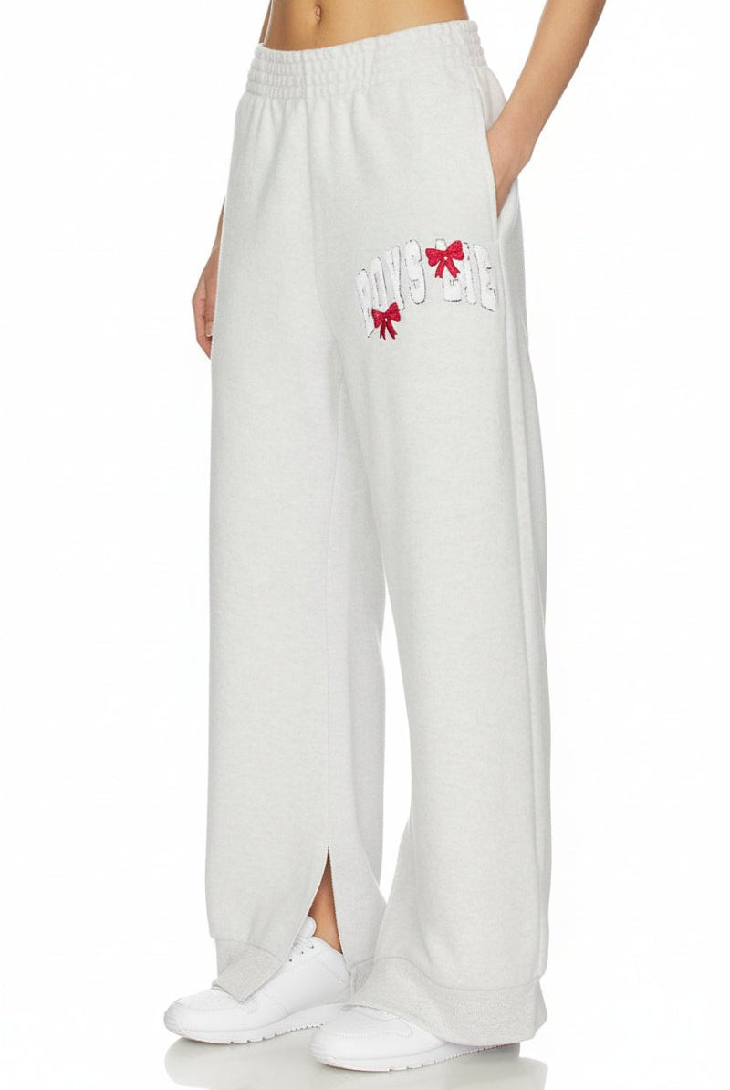 Shop Boys Lie Boys Lie Wrap Me In a Bow MM Jogger Pants Jogger Bottoms for women – premium loungewear and festival fashion at Spoiled Brat