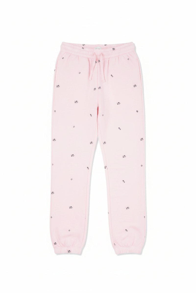 Shop Brunette The Label Brunette The Label "Be Kind" All Over Floral Oversized Joggers Sweatpants for women – premium loungewear and festival fashion at Spoiled Brat