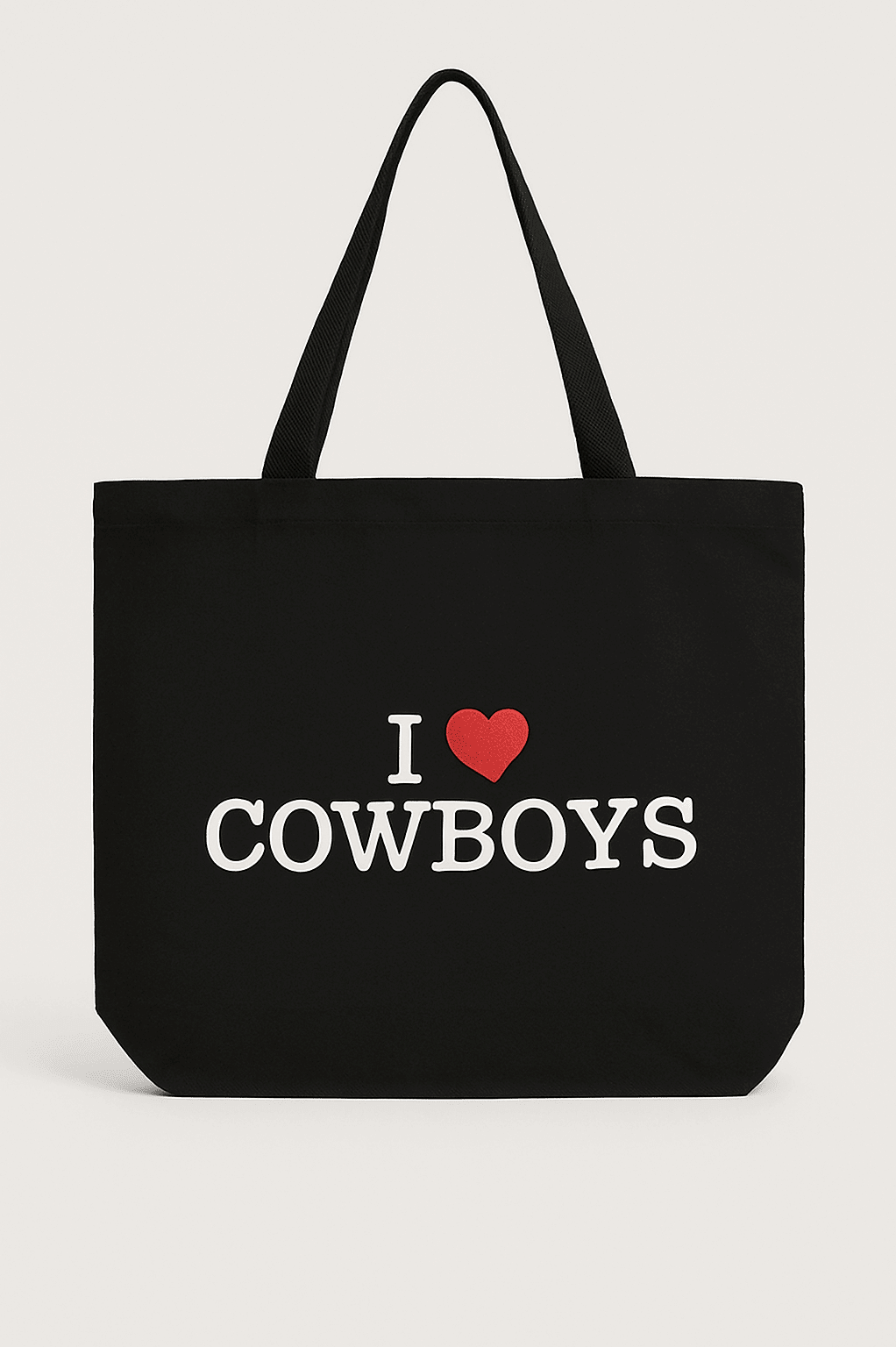 Shop Brunette The Label Brunette The Label "I Love Cowboys" Tote Bag Tote Bag for women – premium loungewear and festival fashion at Spoiled Brat