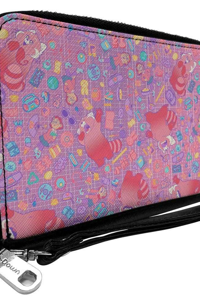 Buckle Down Disney Red Panda PU Zip Around Wallet Rectangle Wallet by Buckle Down Products as seen on celebrities