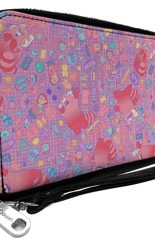Buckle Down Disney Red Panda PU Zip Around Wallet Rectangle Wallet by Buckle Down Products as seen on celebrities