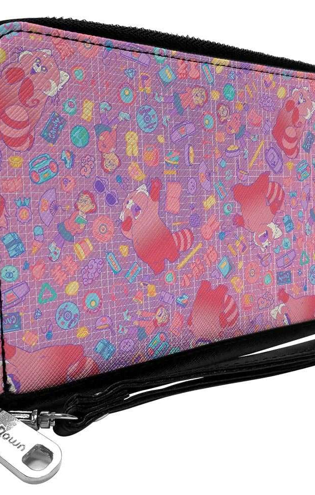Buckle Down Disney Red Panda PU Zip Around Wallet Rectangle Wallet by Buckle Down Products as seen on celebrities