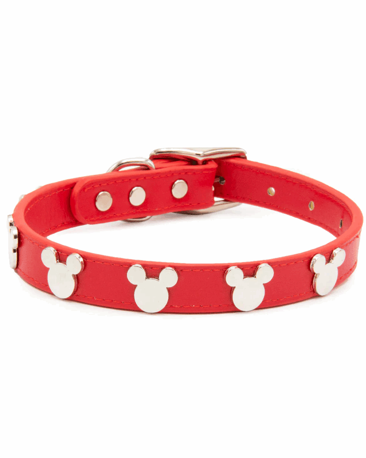 Shop Buckle Down Products Buckle Down Products Disney Mickey Mouse Vegan Leather Dog Collar Dog Collar for women – premium loungewear and festival fashion at Spoiled Brat