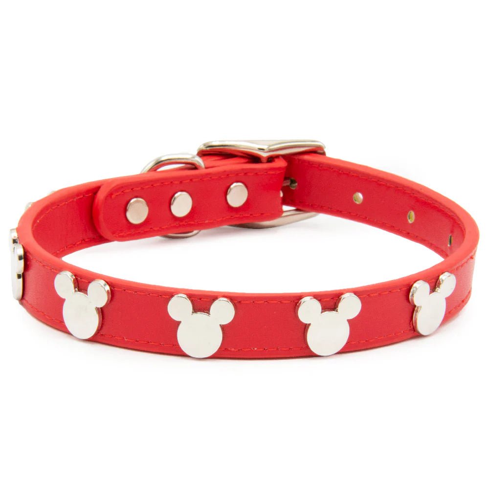 Shop Buckle Down Products Buckle Down Products Disney Mickey Mouse Vegan Leather Dog Collar Dog Collar for women – premium loungewear and festival fashion at Spoiled Brat