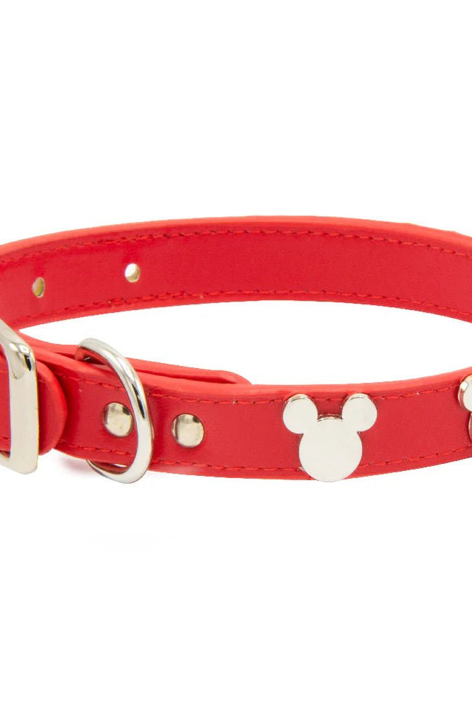 Shop Buckle Down Products Buckle Down Products Disney Mickey Mouse Vegan Leather Dog Collar Dog Collar for women – premium loungewear and festival fashion at Spoiled Brat