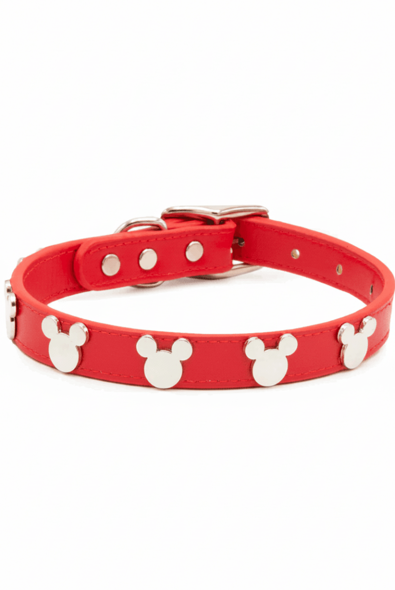Shop Buckle Down Products Buckle Down Products Disney Mickey Mouse Vegan Leather Dog Collar Dog Collar for women – premium loungewear and festival fashion at Spoiled Brat
