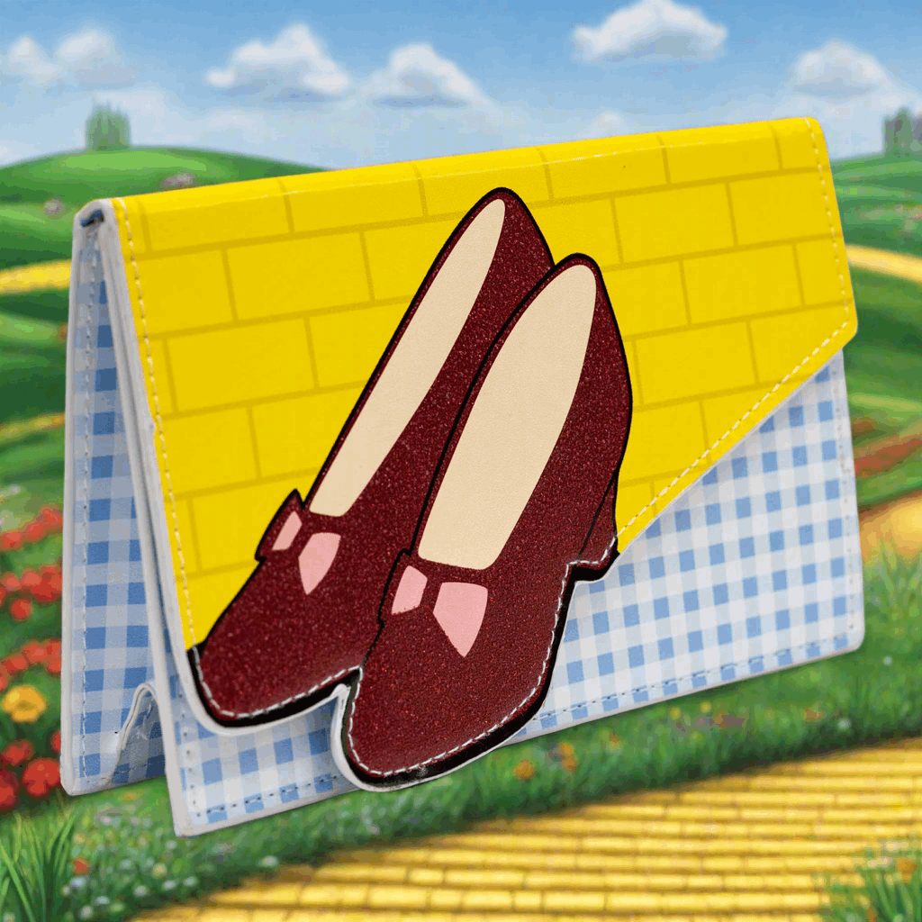 Shop Buckle Down Products Buckle Down Products Wizard of Oz Fold Over Wallet Clutch Bag for women – premium loungewear and festival fashion at Spoiled Brat