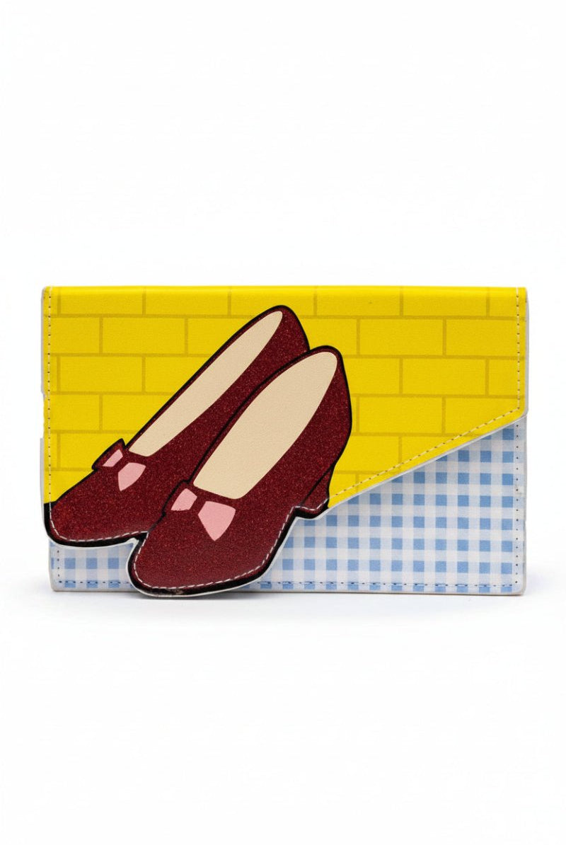 Shop Buckle Down Products Buckle Down Products Wizard of Oz Fold Over Wallet Clutch Bag for women – premium loungewear and festival fashion at Spoiled Brat