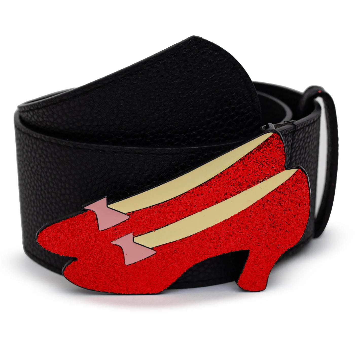 Shop Buckle Down Products Buckle Down Wizard Of Oz Ruby Slippers Enamel Belt Belt for women – premium loungewear and festival fashion at Spoiled Brat