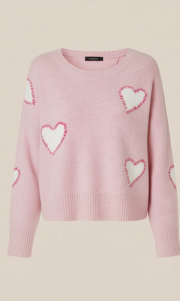 Shop CHRLDR CHRLDR Sweetheart V Neck Perfect Sweater Jumper for women – premium loungewear and festival fashion at Spoiled Brat