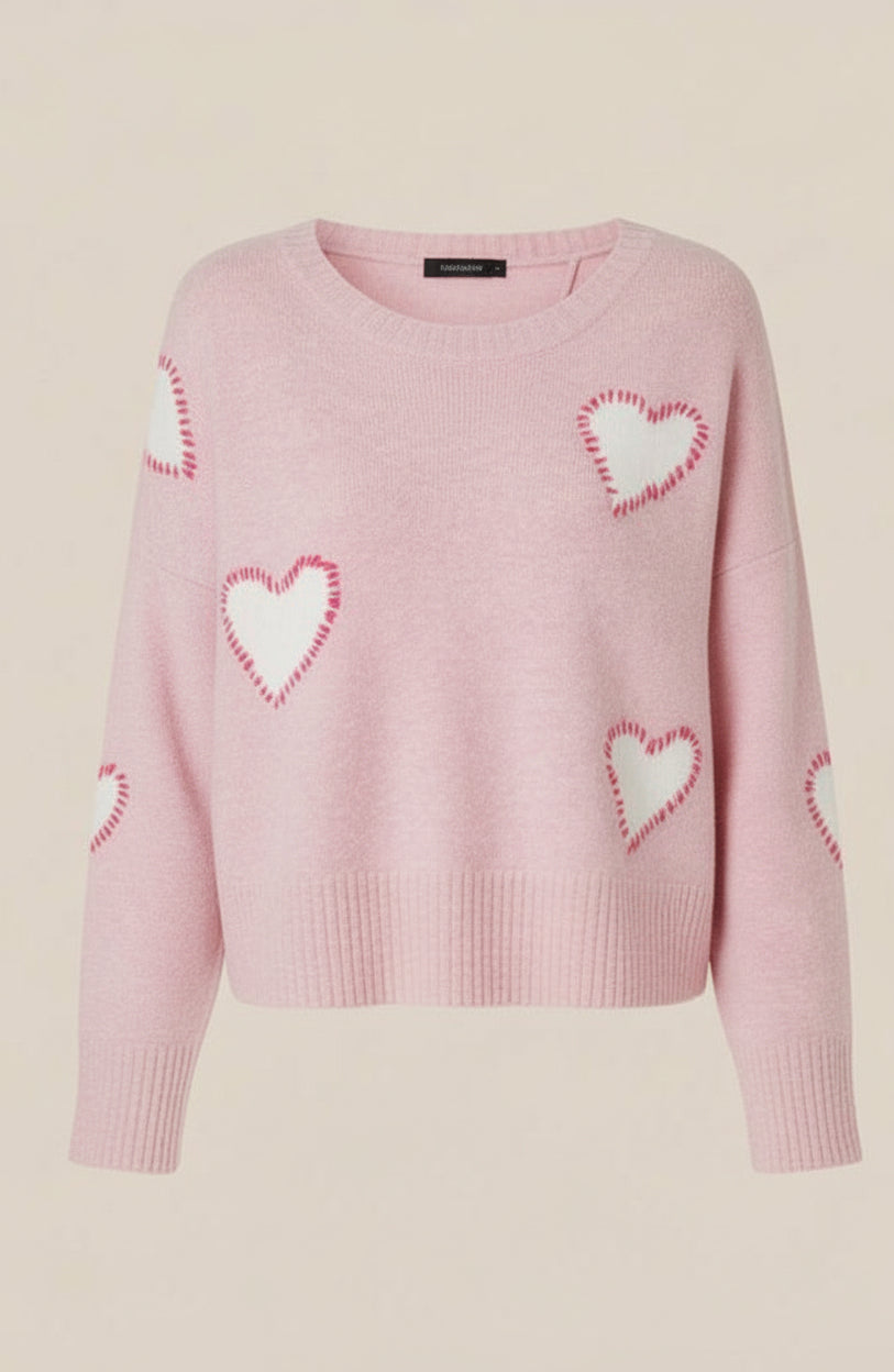 Shop CHRLDR CHRLDR Sweetheart V Neck Perfect Sweater Jumper for women – premium loungewear and festival fashion at Spoiled Brat