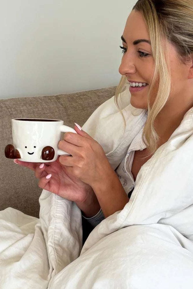 Shop Coconut Lane Coconut Lane Coffee Cuddles Mug Mug for women – premium loungewear and festival fashion at Spoiled Brat