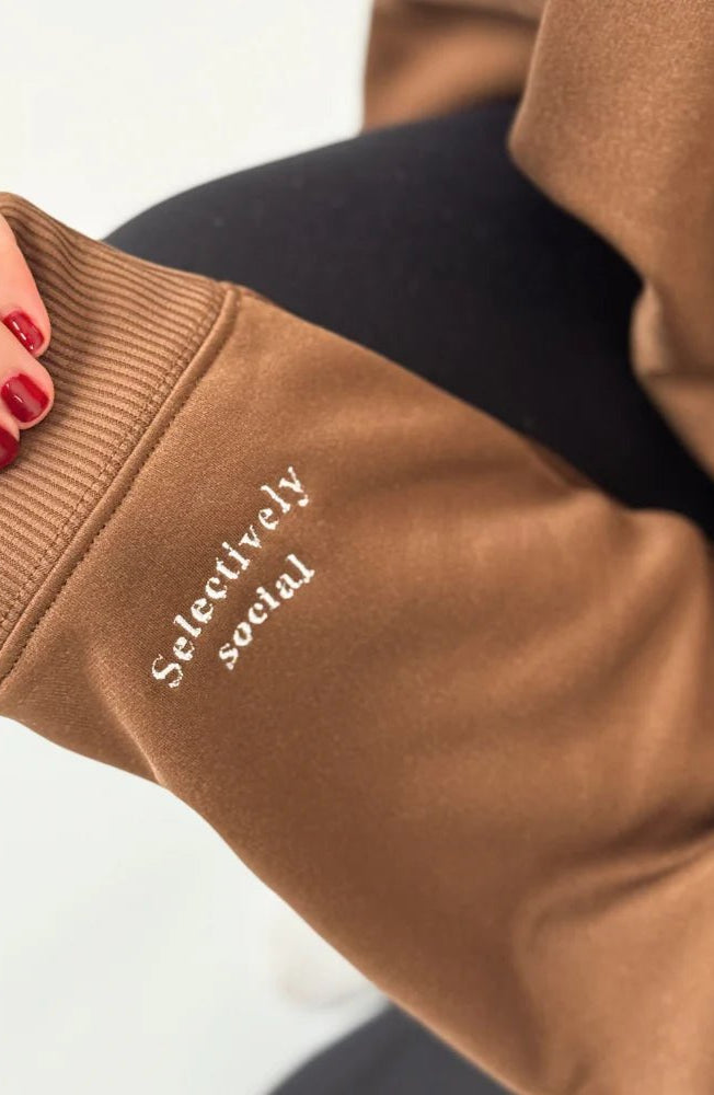 Coconut Lane Feelings "Selectively Social" Hoodie by Coconut Lane – Hoodie – S | Spoiled Brat UK
