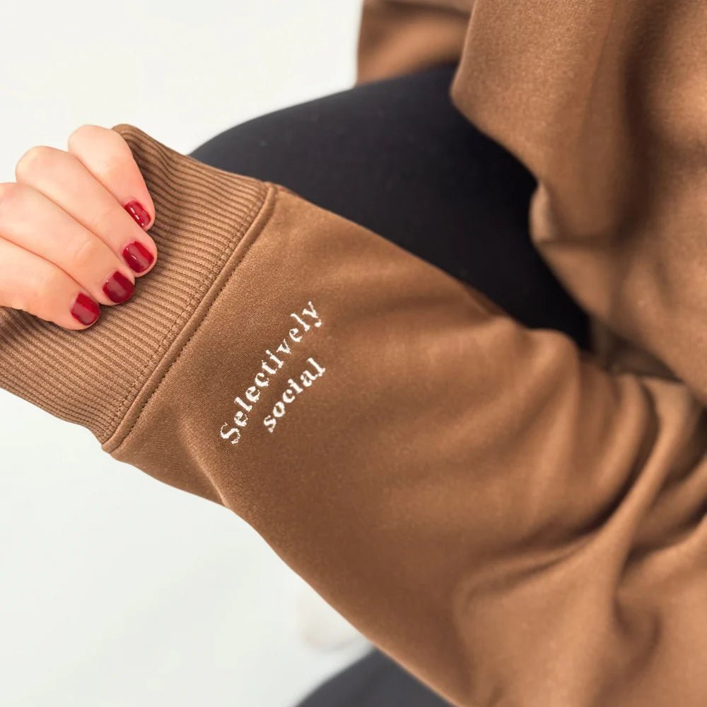 Coconut Lane Feelings "Selectively Social" Hoodie by Coconut Lane – Hoodie – S | Spoiled Brat UK