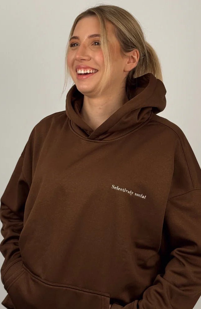 Coconut Lane Feelings "Selectively Social" Hoodie by Coconut Lane – Hoodie – S | Spoiled Brat UK