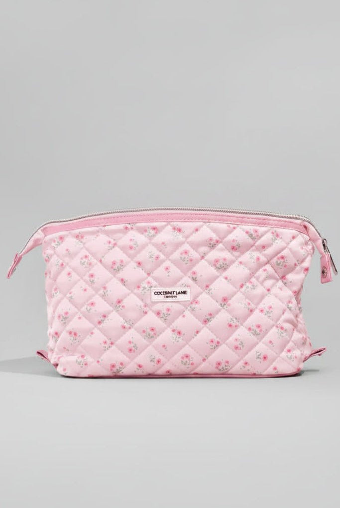 Shop Coconut Lane Coconut Lane Quilted Ditsy Floral Expandable Cosmetic Bag Cosmetic Case for women – premium loungewear and festival fashion at Spoiled Brat