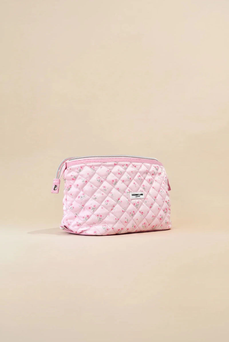 Shop Coconut Lane Coconut Lane Quilted Ditsy Floral Expandable Cosmetic Bag Cosmetic Case for women – premium loungewear and festival fashion at Spoiled Brat