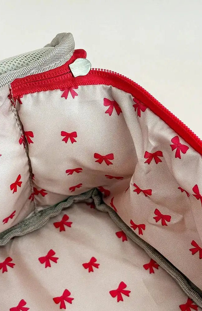 Shop Coconut Lane Coconut Lane Travel Vanity Case in Cherry Velvet Cosmetic Case for women – premium loungewear and festival fashion at Spoiled Brat