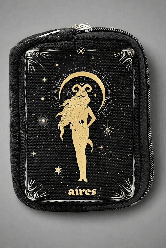 Shop Comeco INC Zodiac Sign Wristlet Purse Purse for women – premium loungewear and festival fashion at Spoiled Brat