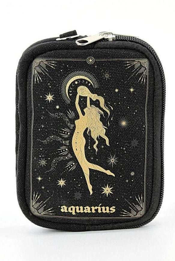 Shop Comeco INC Zodiac Sign Wristlet Purse Purse for women – premium loungewear and festival fashion at Spoiled Brat